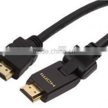 180 degree 1.4V 3D flexible swivel rotation hdmi cable