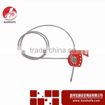 Wenzhou BAODI Universal Adjustable cable lock Lockout Tagout BDS-L8611 Red