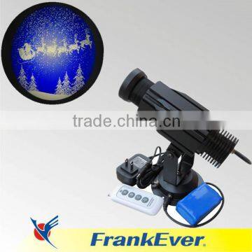 FRANKEVER 12W AC and DC logo floor projector outdoor gobo projector light