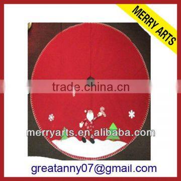 Alibaba china cheap satin christmas tree skirts custom 36" xmas decoration tree skirt