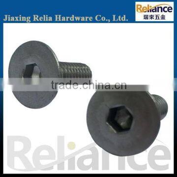 Big Head A4 Stainless Steel Screw Full Threaded Hexagon Flat Countersunk Head Machine Screw With Different Size Are Acceptable