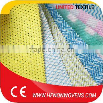 Super Soft And Comfortable Cheap Viscose Material Color Meshed Nonwoven Fabric Roll photo-2