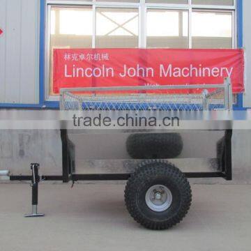 ATV Tow Behind Box Dump Trailer With 300mm High Cage Quality Choice Most Popular