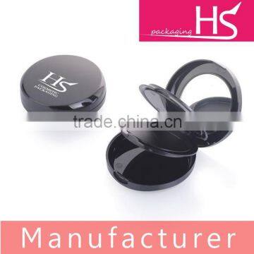 makeup plastic press powder compact cases