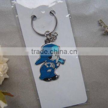 Eco-friendly non-toxic custom cartoon key chain for gifts