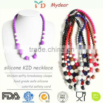 Silicone Manufacturer Wholesale Food Grade BPA Free Silicone Kids Bead Jewelry