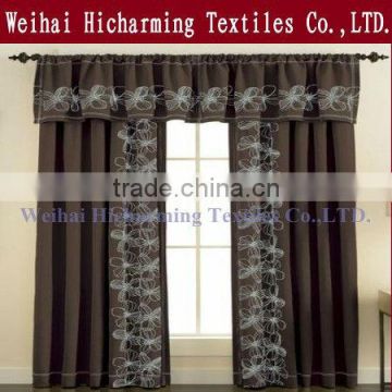 100% polyester embroidery curtains