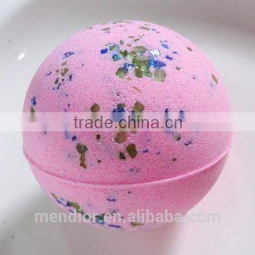 Mendior Pink Cherry spa bubble bath fizzy/bombs dry flower essence oil bath salt bubble OEM 30 g to 200 g