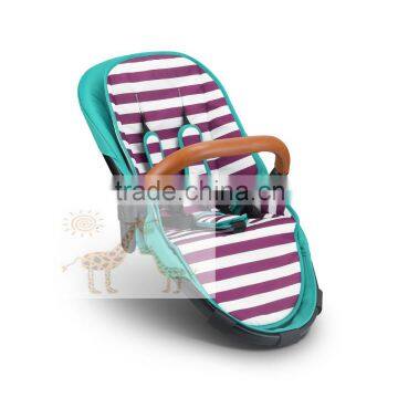 Best Baby Europe Standard Pram Strollers 3 IN 1 Purple Baby Stroller photo-5