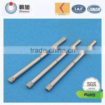 China supplier CNC machining rolling pin with plating nickle