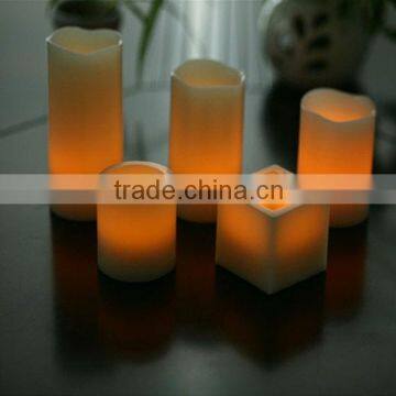 LED piilar wax candle light /battery operated simulation candles