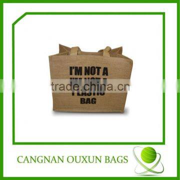 fashion eco-friendly jute bags wholesale