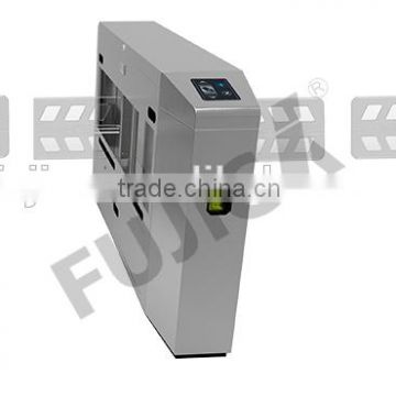 Double automatic halfhigh swing turnstile door with barcode reader for airport