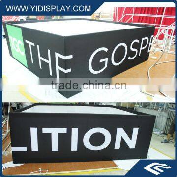 12ft Square Tension Fabric Graphic hanging signs