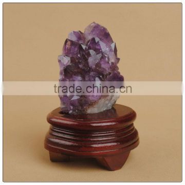 wholesale chakra stone set purple Amethyst Crystal geode as Gift and Decoration in bulk Wholesale