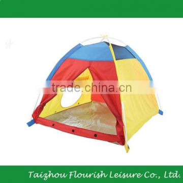 Red Foldable Outdoor Children Play Dome Tent With Mesh Windows