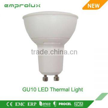 modern 7W wide degree thermal plastic and aluminum spotlight