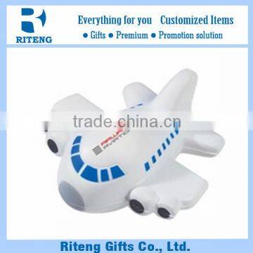 Printed Logo Airplane Stress Ball