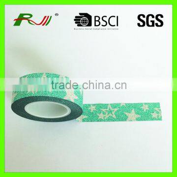 Decorative Glitter Washi Masking Tape for Scrapbooking and DIY Crafts photo-6