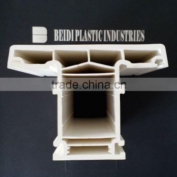 70mm Series Mullion 6 chambers Quality upvc windows profiles China pvc profiles manufacturers swing casement mullion