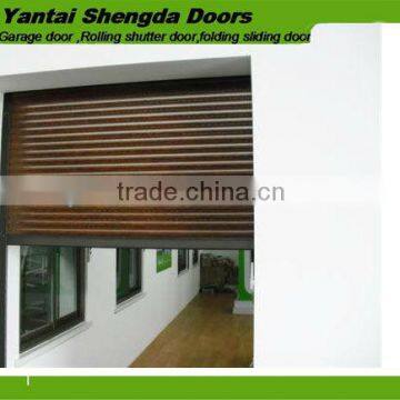 automatic woodgrain roller shutter
