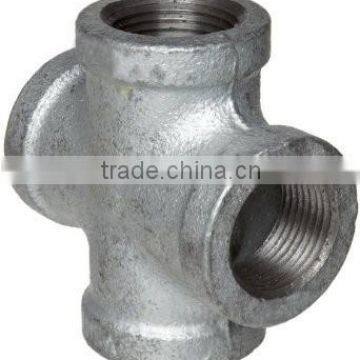 Cross Tee Pipe Fitting (Galvanized)