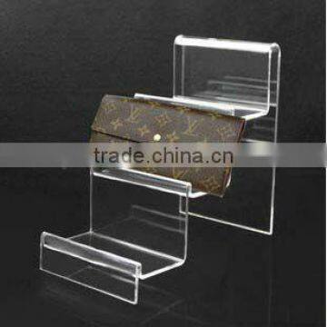 Customized acrylic tier display acrylic tiered display shelf