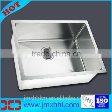 hot sale China supplier cUPC 304 Jiangmen XHHL manufacturer R2218 handmade undermount stainless steel kitchen sink