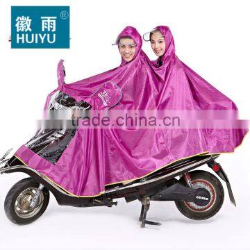 100% Polyester or Oxford Single Raincoat Poncho Military Outdoor Workplace Bicycle Motorcycle Poncho photo-3