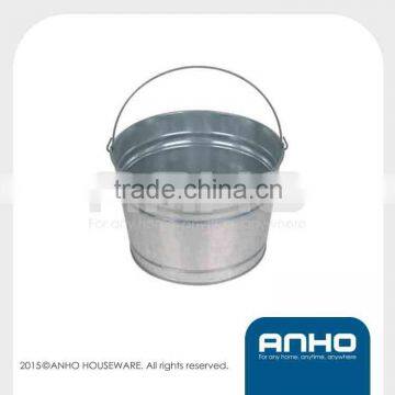 Household Garden Iron Bucket Pail with Metal Handle home gardening