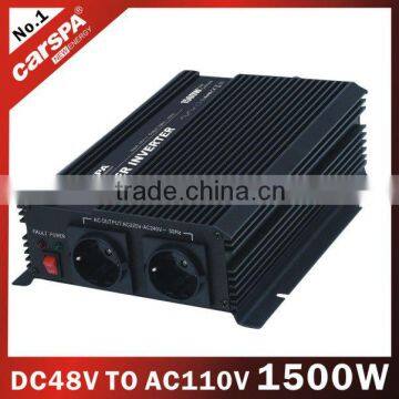 1500 Watts Voltage Converter With Double AC Output 48v 110v