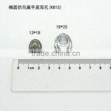 Kb15 Oval Nest 13*18 18*25mm Flat Back Sew on Acrylic Rhinestones Fashion Decoration, Craft Making, Garment Bags Accessories photo-2