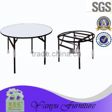 folding round restaurant dinning table