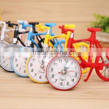 Hot sale Cool Fashion Home Decoration Creative Art Bike Shape Clock Children Kids Bicycle Alarm Clock