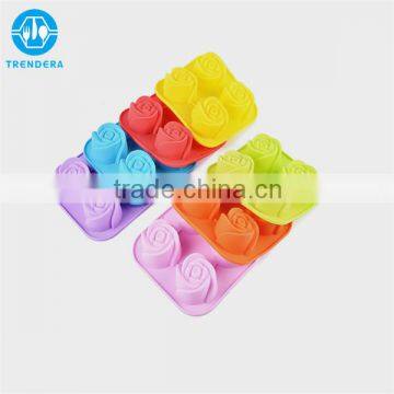 Silicone Rose Shaped Soap Mold
