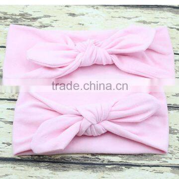 Knot Mother and Baby Plain Hair Cotton Head Band Quality Choice photo-2