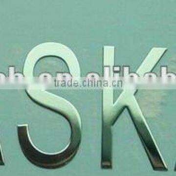 Small Metal Logo by Etching