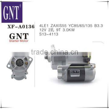 excavator engine starter motor for YC85 ZAX55 4LE1 B3.3