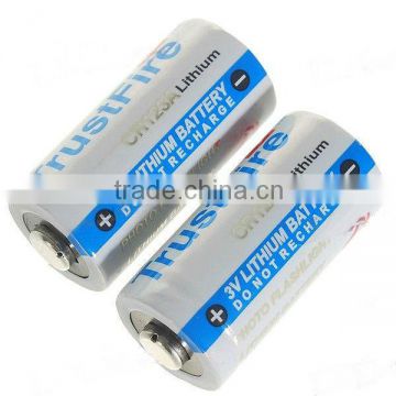 TrustFire CR123A 3.0V cheap Lithium Battery --2pcs