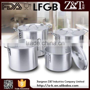 8pcs Stock Pot Big Camping Stock Pot Commercial With Cover