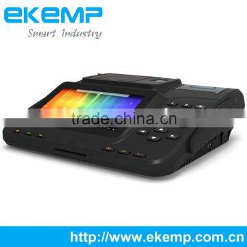 Android Touch Screen Cash Register Restaurant Ordering Machine POS with Bill Printer Machine