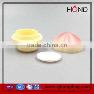 Top Selling Color Orange and Peach Cream Jar Luxury Style Cosmetic Cream Acrylic Jars Wholesale photo-6