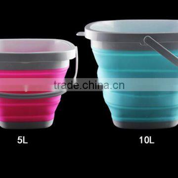 Folding Bucket Thick, Silicone Buckets, Barrels Of Fish