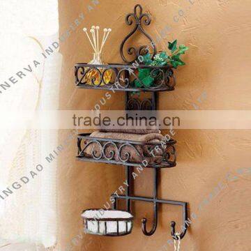 metal bathroom towel rack