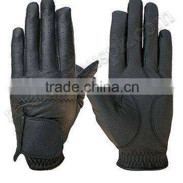 Mixed Synthetic Real Leather Golf Gloves