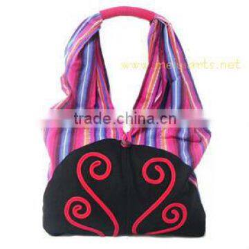 2013 latest girls handbags ,beautiful cotton shoulder bags 149-134