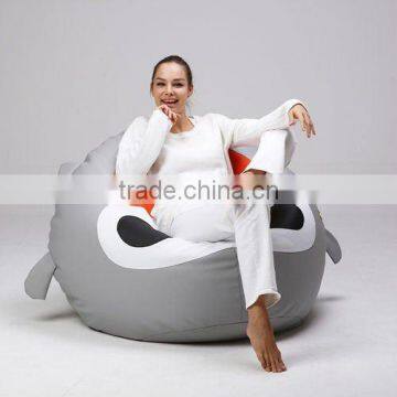 Premium Printed PU leather beanbags