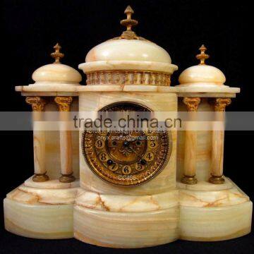 White Onyx Palace Clocks