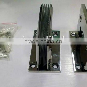 High quality full cast glass shower hinge glass door hinge                        
                                                Quality Choice