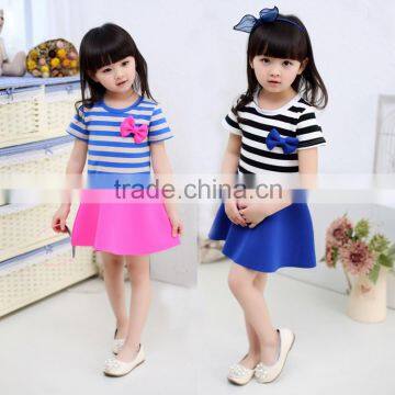 baby girl skirt short sleeve skirt child baby dress model kids dress